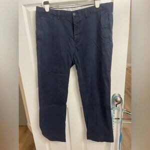 Polo Ralph Lauren Stretch Classic Fit Chino Pants Navy Blue Mens 38x30 Preppy